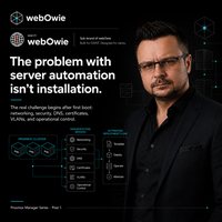 Proxmox Manager Series Post 1: The problem with server automation isn't installation
